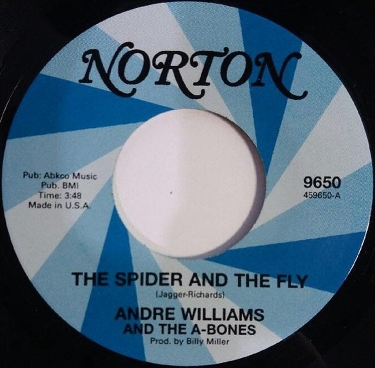 Schallplatte Andre Williams & The A-Bones & The Greasy Chickens - The Spider And The Fly / Andre's Blues (LP)