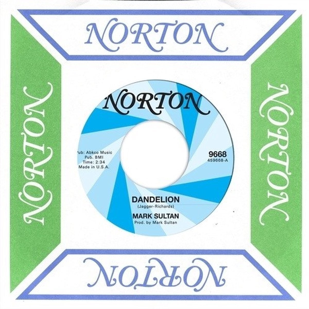 Vinylplate Mark Sultan & Broadway Lafayette - Dandelion / Backstreet Girl (LP)