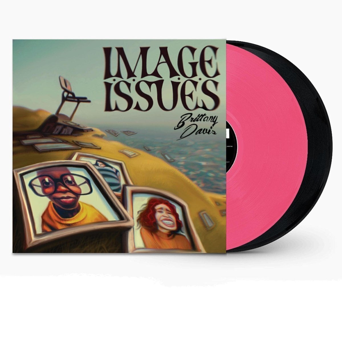 Vinyl Record Brittany Davis - Image Issues (Pink and Black Coloured) (2 LP)