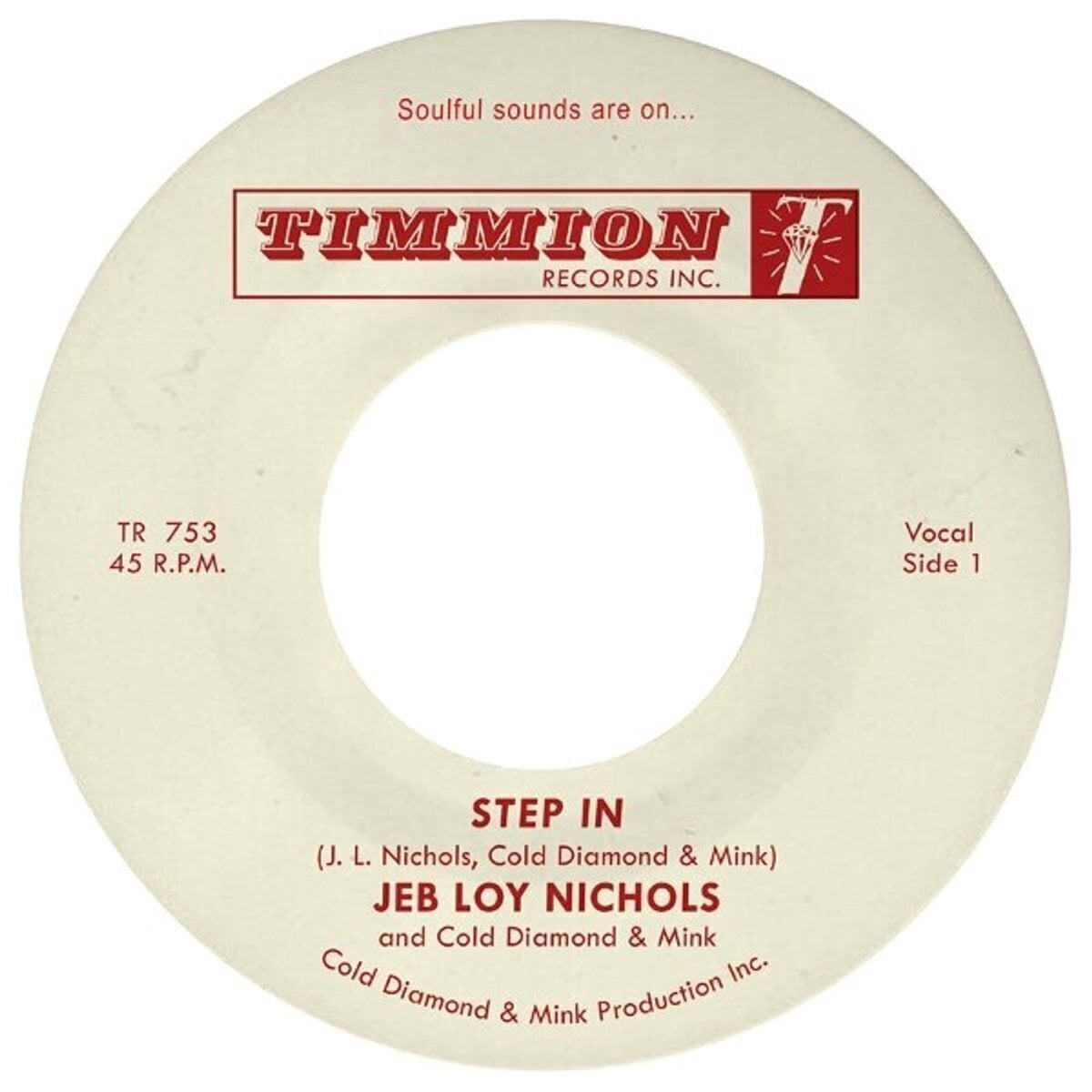 Disco in vinile Jeb Loy Nichols - Step In / Coming Home Love (7")