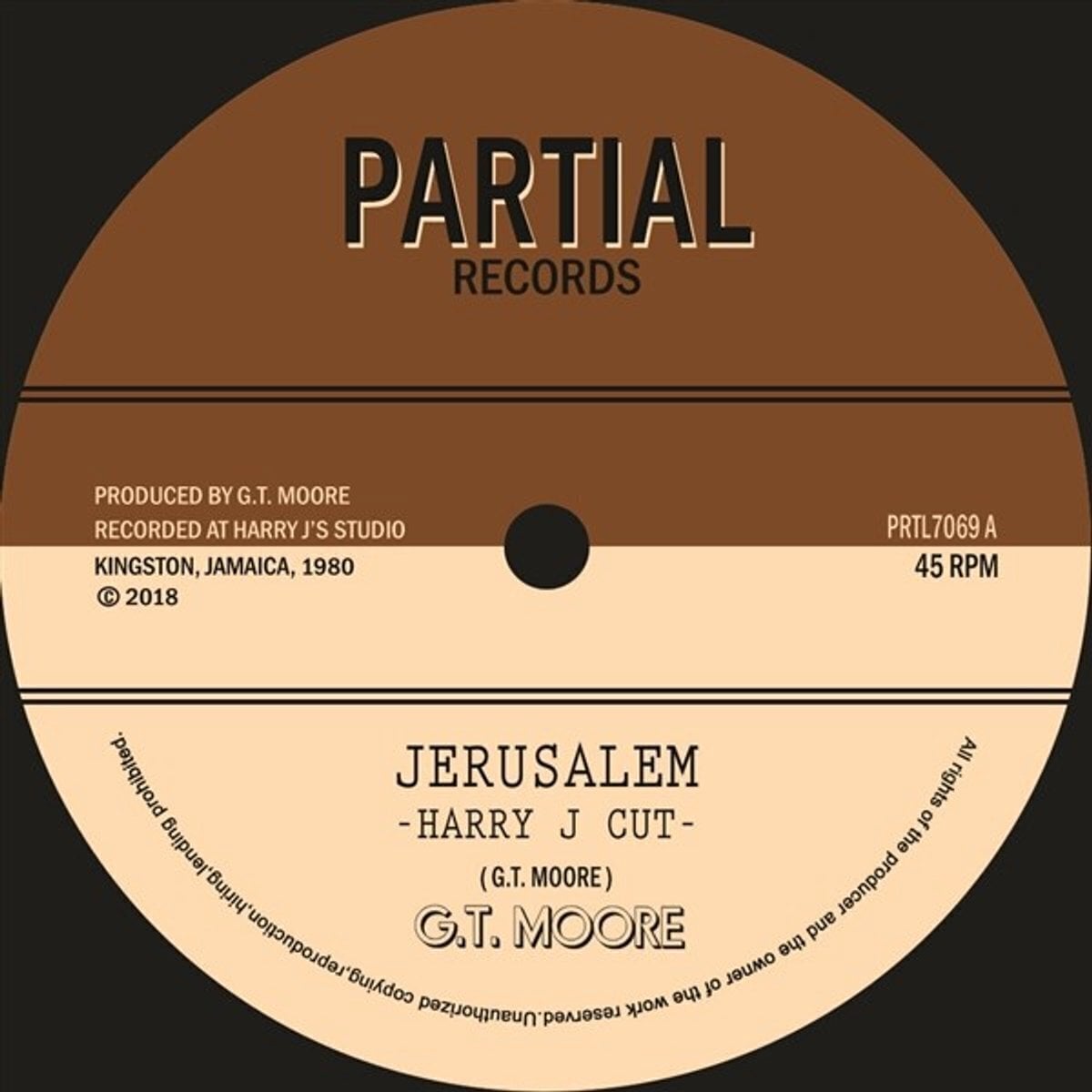 Schallplatte G.T. Moore - Jerusalem - Harry J Cut (LP)