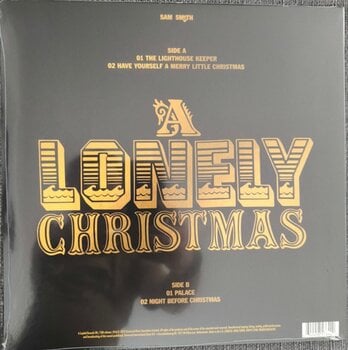 Disco in vinile Sam Smith - A Lonely Christmas (White Coloured) (EP) - 1