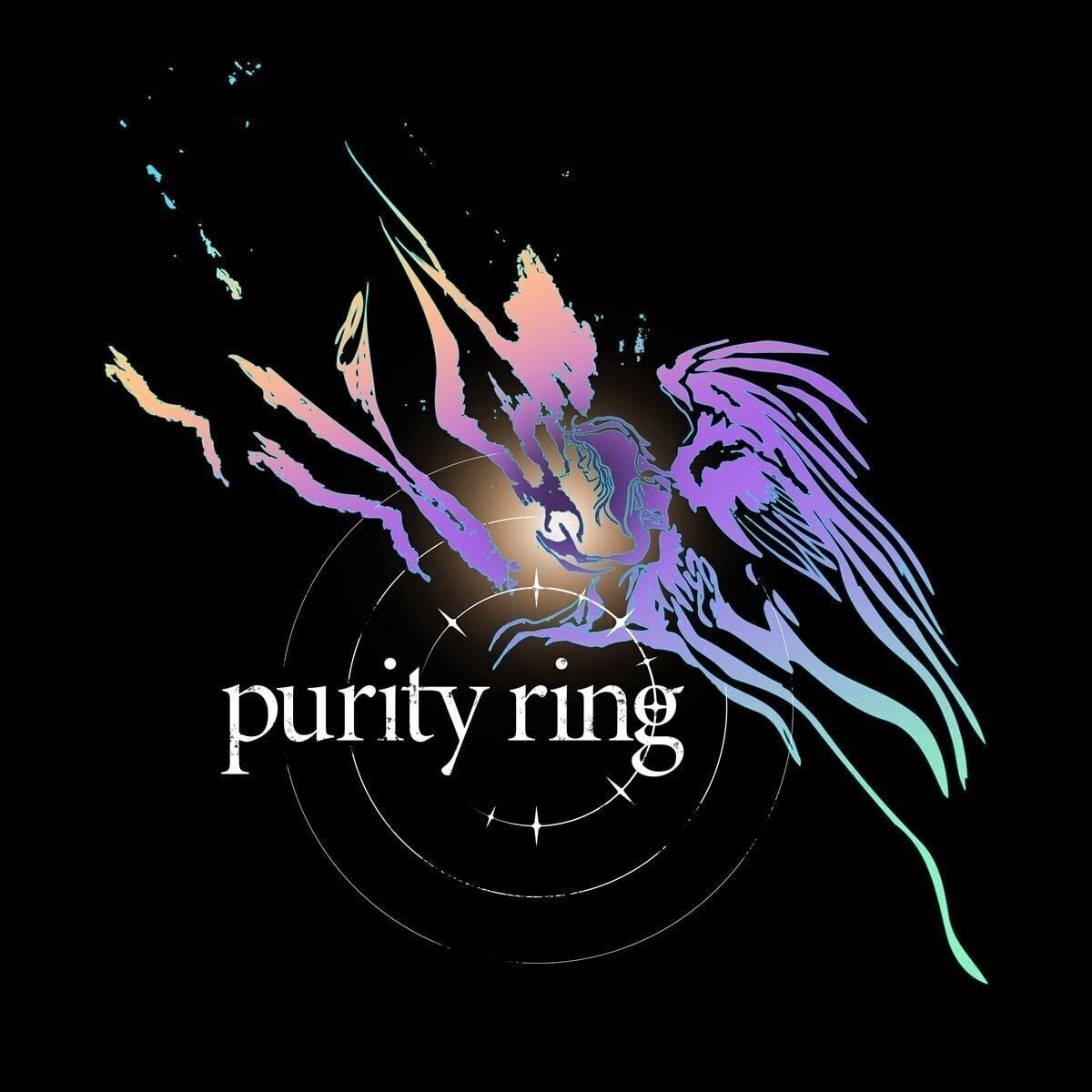 Schallplatte Purity Ring - Purity Ring (Pink Acid Wash Splash Coloured) (LP)