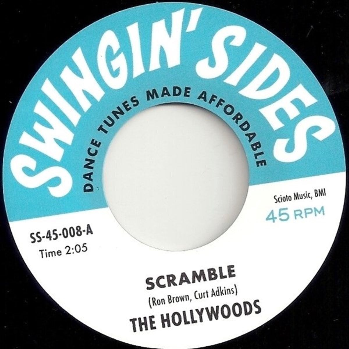 Vinyl Record Hollywoods & The Elite U.F.O. - Scramble / Tarantula (LP)