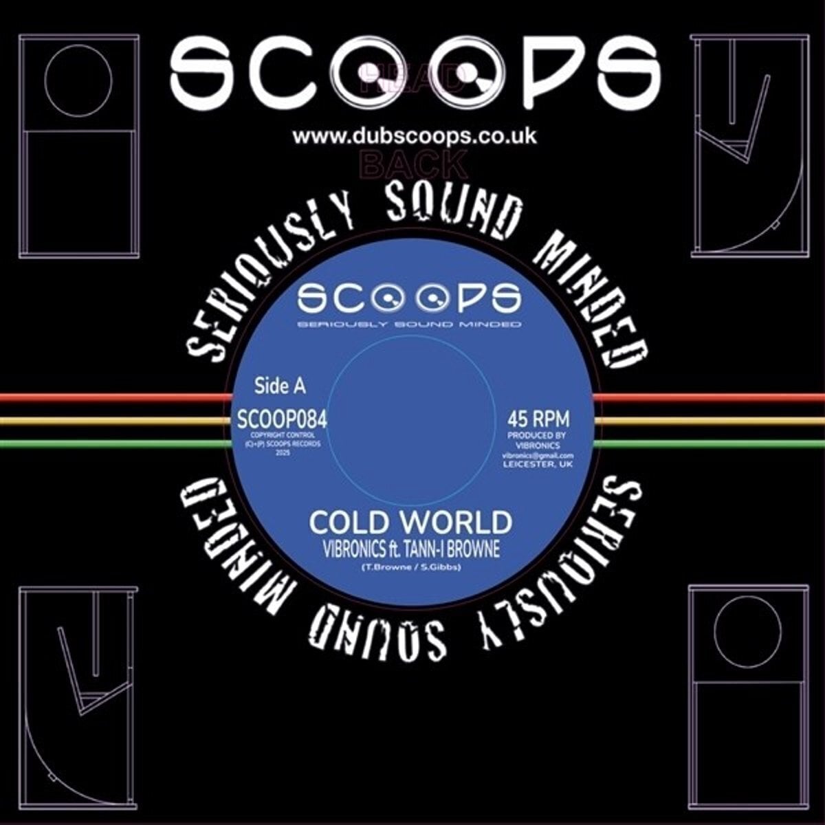 Schallplatte Vibronics & Tann-i Browne - Cold World (LP)