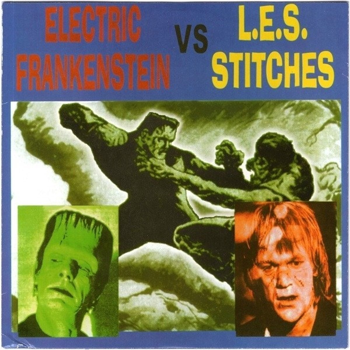 LP ploča Electric Frankenstein & l.E.S Stitches & l.E.S Stitches - Split (LP)
