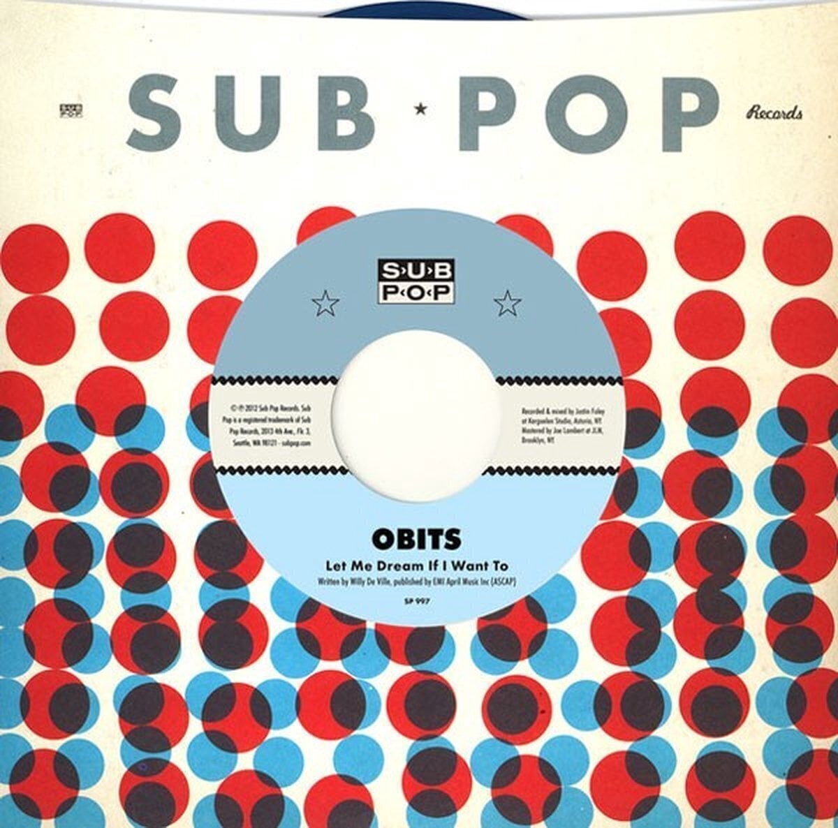 Disco de vinil Obits - Let Me Dream If I Want To / The City Is Dead (7")