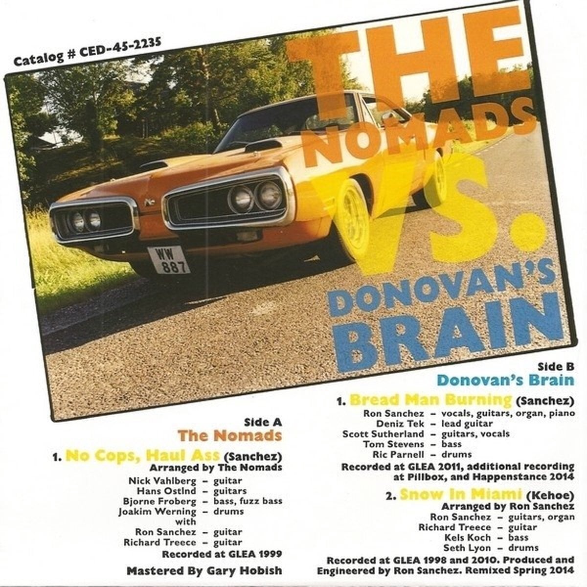Vinyl Record Nomads - No Cops, Haul Ass (LP)
