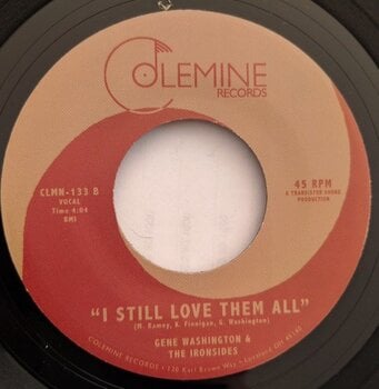 Disque vinyle Gene Washington & The Ironsides - Next To You / I Still Love Them All (7") - 1