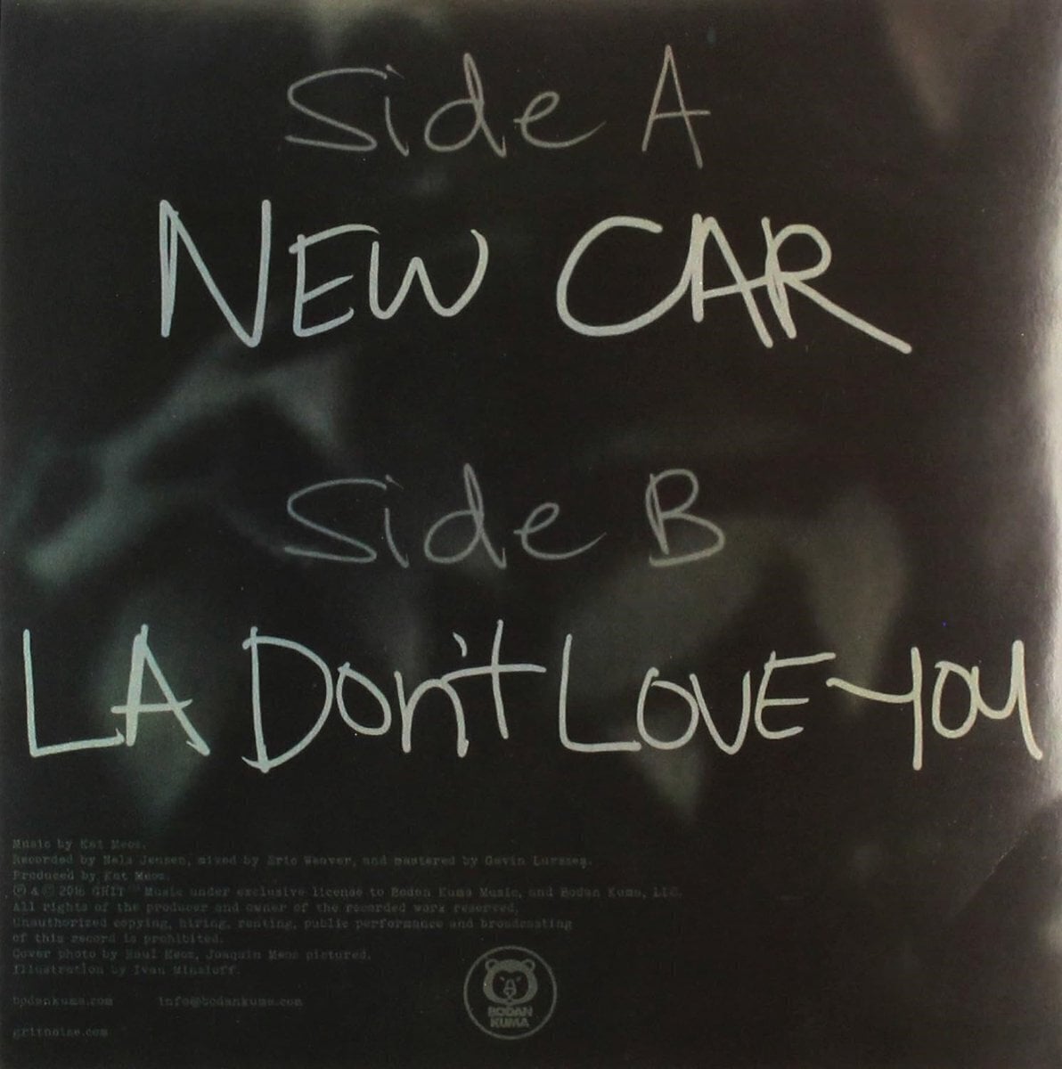 Vinilinė plokštelė The Grit - New Car / LA Don't Love You (LP)