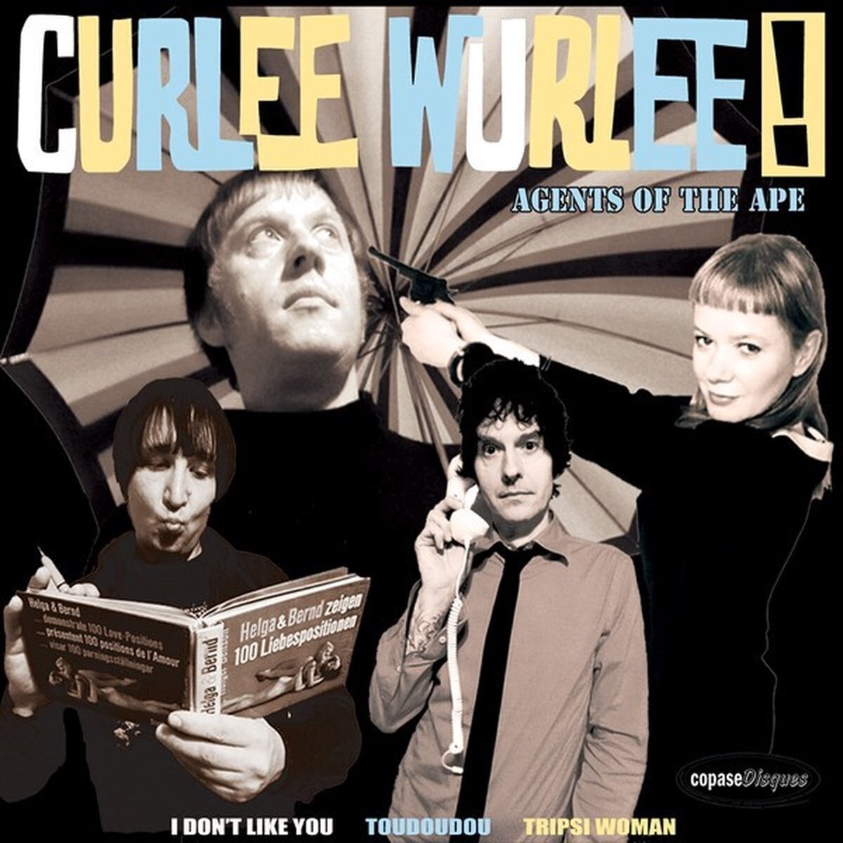 Schallplatte Curlee Wurlee - Agents Of The Ape (Limited Edition) (7")