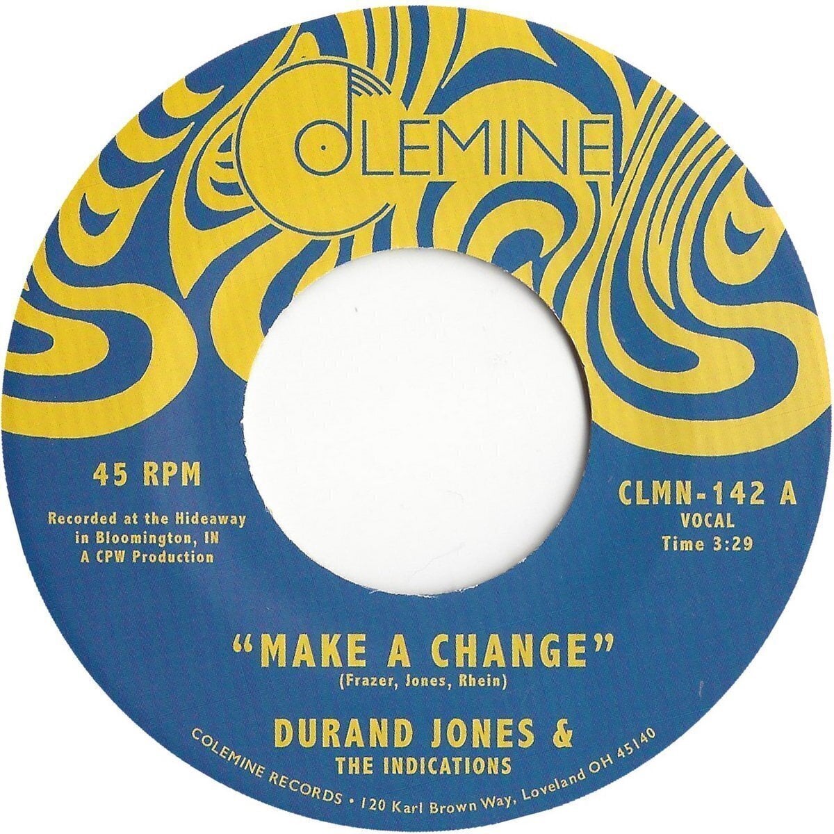 Schallplatte Durand Jones & The Indications - Make A Change (7")