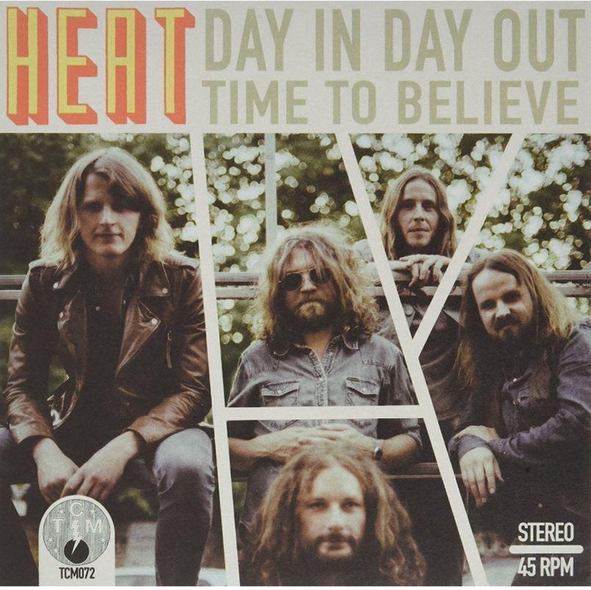 Schallplatte Heat - Day In Day Out / Time To Believe (Germany) (7")
