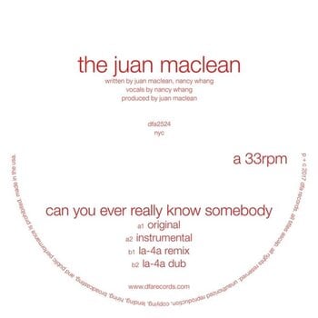 LP The Juan MacLean - Can You Ever Really Know Somebody (Limited Edition) (LP) - 1