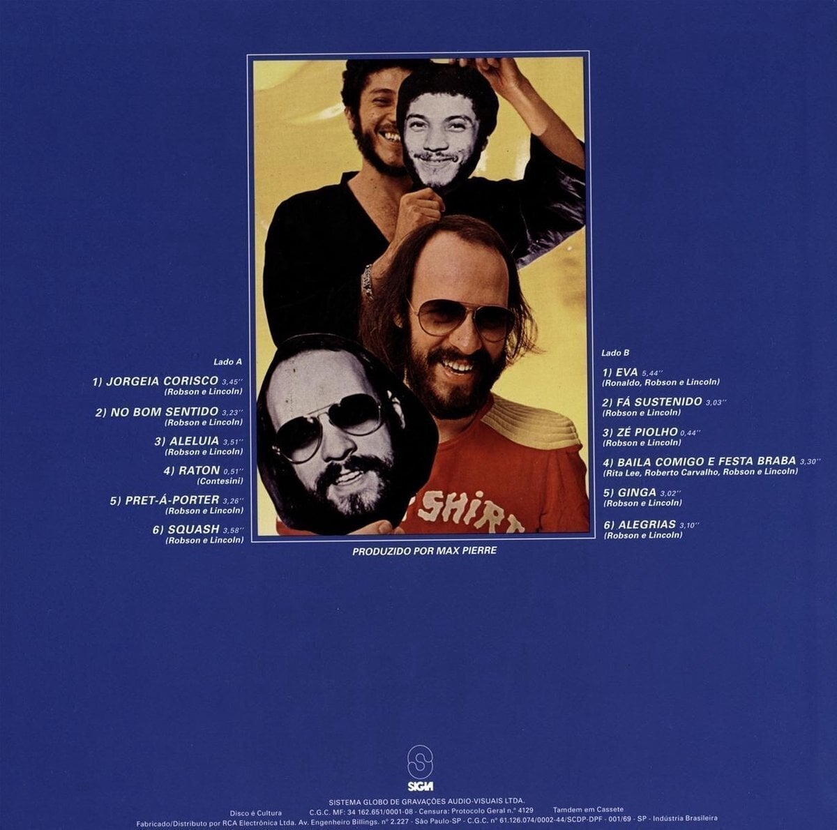 LP Robson & Lincoln Olivetti Jorge - Same (LP)