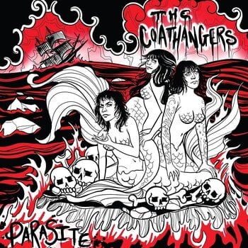 LP The Coathangers - Parasite (Limited Edition) (Hand Painted Cover Sea Green Coloured) (EP) - 1