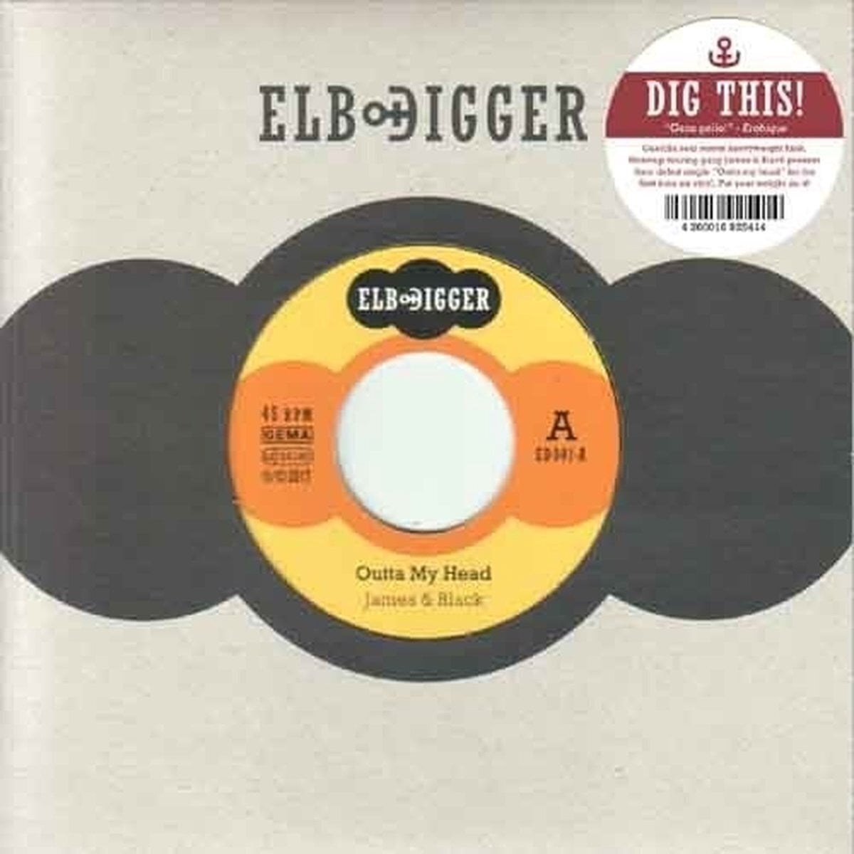 Vinylskiva James & Black - Outta My Head (7")