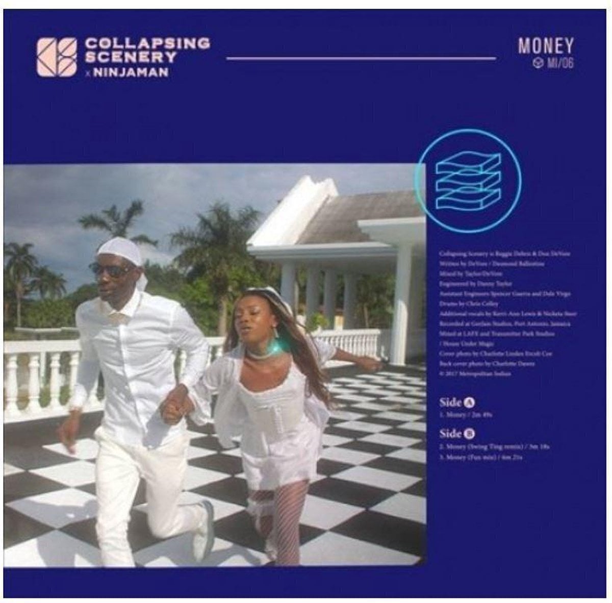 Schallplatte Collapsing Scenery & Ninjaman - Money (LP)