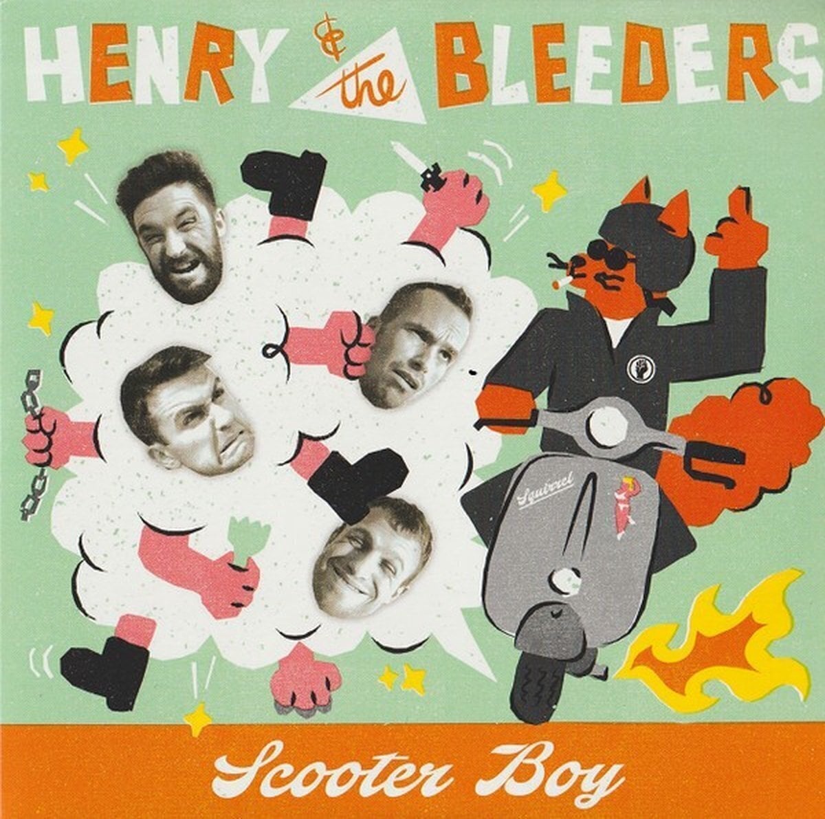 Hanglemez Henry & The Bleeders - Scooter Boy (Coloured) (EP)