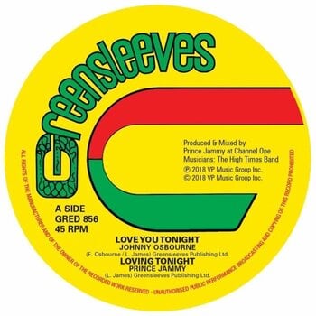 Vinyl Record Johnny Osbourne - Love You Tonight / Purify Your Heart (Reissue) (LP) - 1