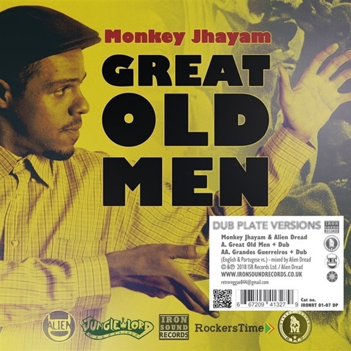 Vinyl Record Monkey Jhayam - Great Old Men (White Label) (EP)