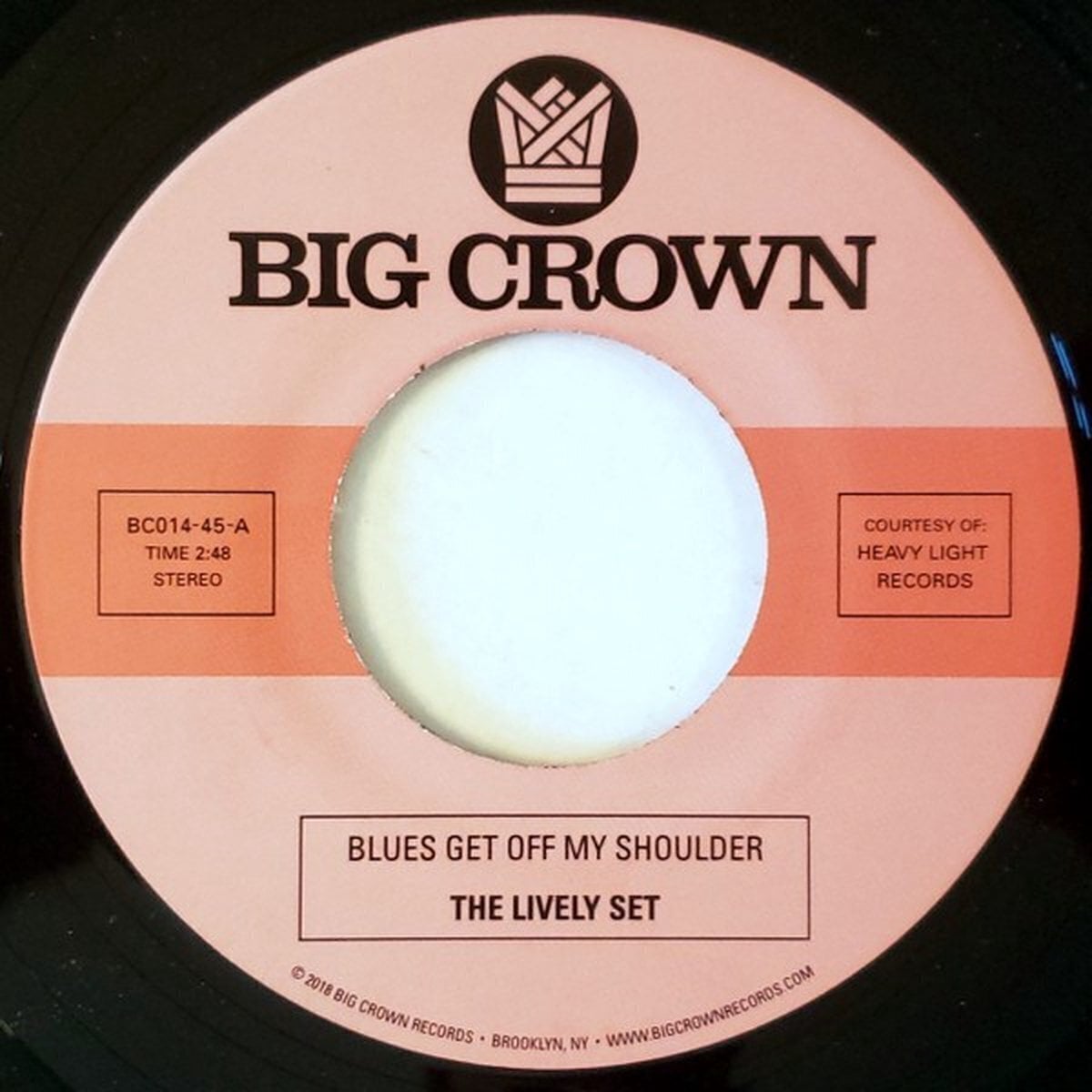 Vinylplade The Lively Set & The Three Dudes - Blues Get Off My Shoulder / I'm Beggin You (7")