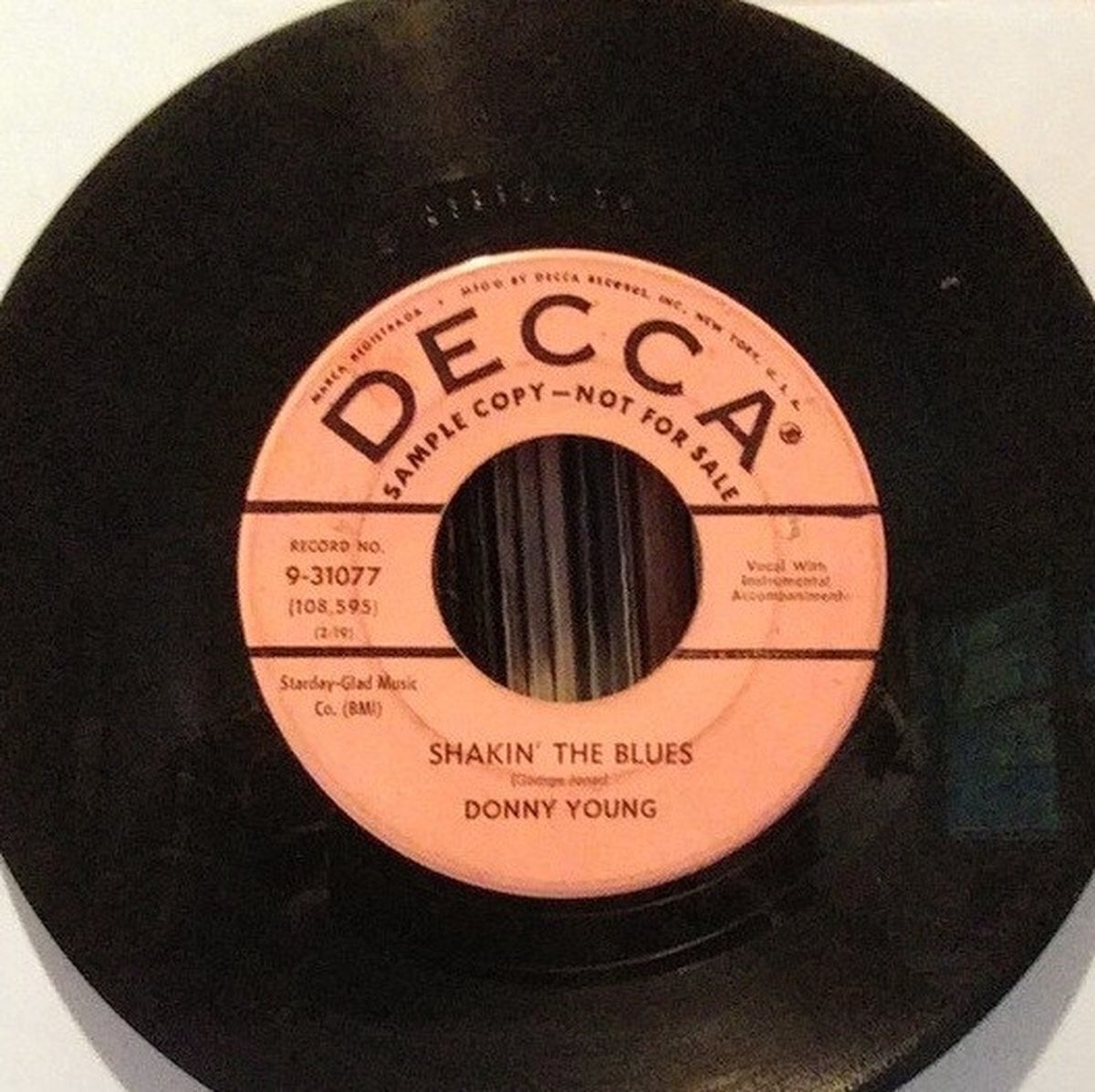 Vinyl Record Donny Young - Shakin' The Blues (LP)