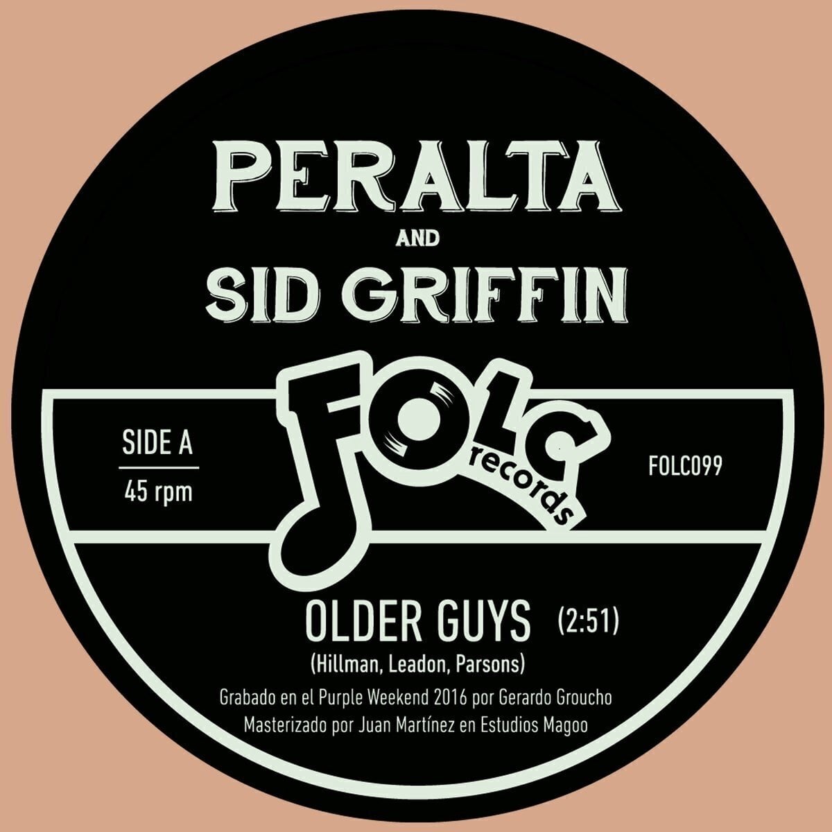 Vinyl Record Peralta & Sid Griffin - Older Guys (LP)