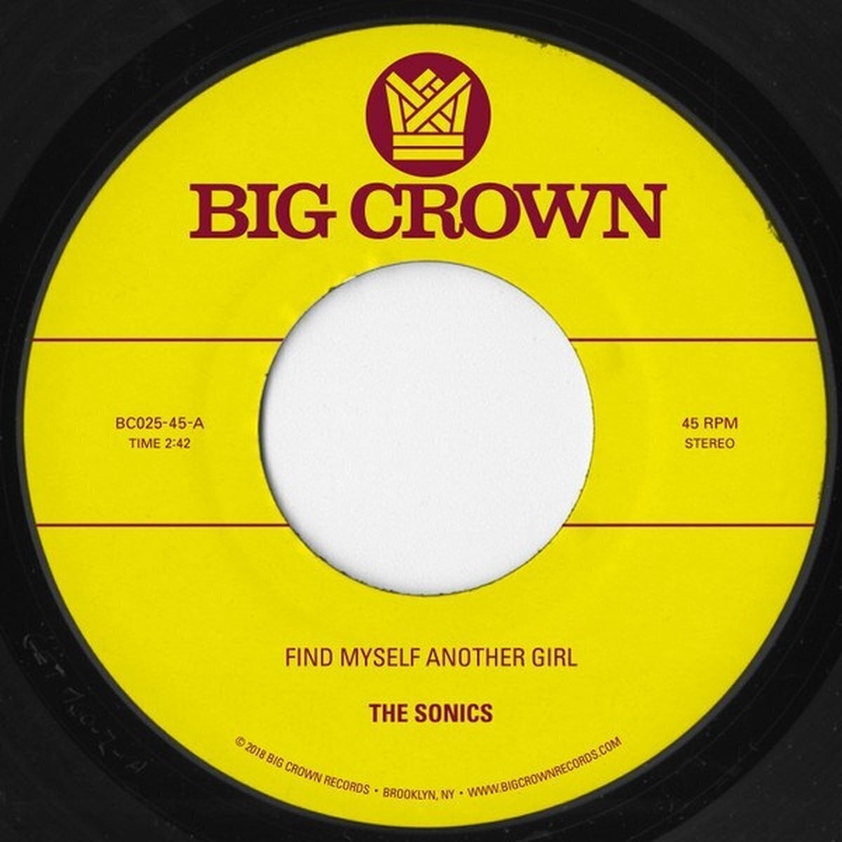 Schallplatte The Sonics & S.C.A.M. - Find Myself Another Girl / Spooky (Reissue) (7")