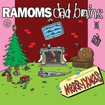 LP Dad Brains & Ramoms - Merryxmas (7") - 1