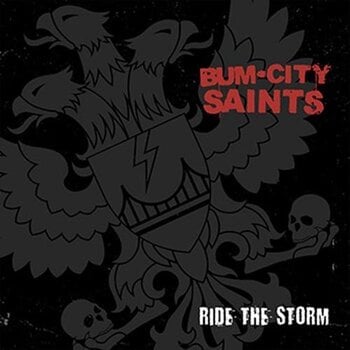 Disco in vinile Bum City Saints - Ride The Storm (Black Inside Red with White Splatter Coloured) (EP) - 1