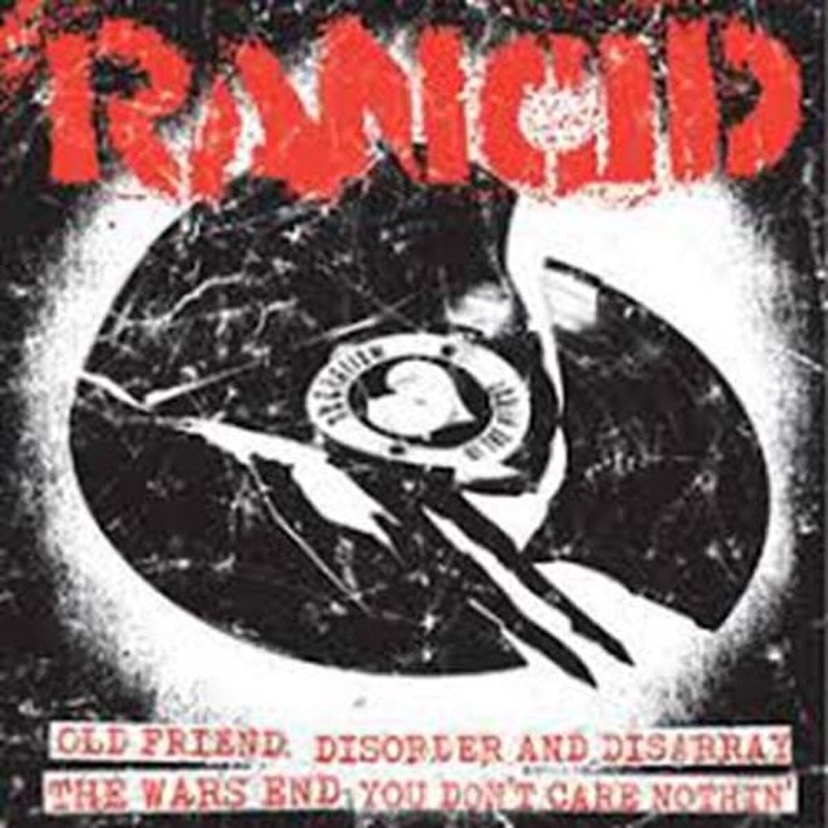 Vinyl Record Rancid - Old Friend / Disorder And Disarray / The Wars End / You Don't Care Nothin' (7")