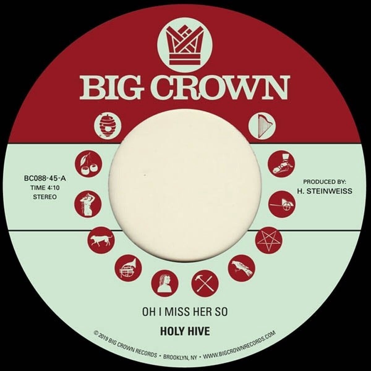 Schallplatte Holy Hive - Oh I Miss Her So (7")