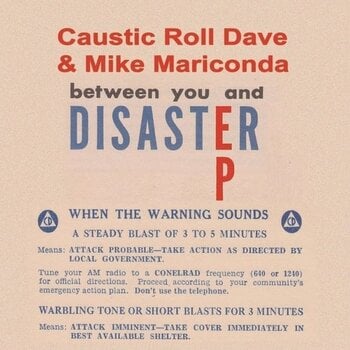 Vinylskiva Caustic Roll Dave & Mike Mariconda - Between You And Disaster EP (LP) - 1