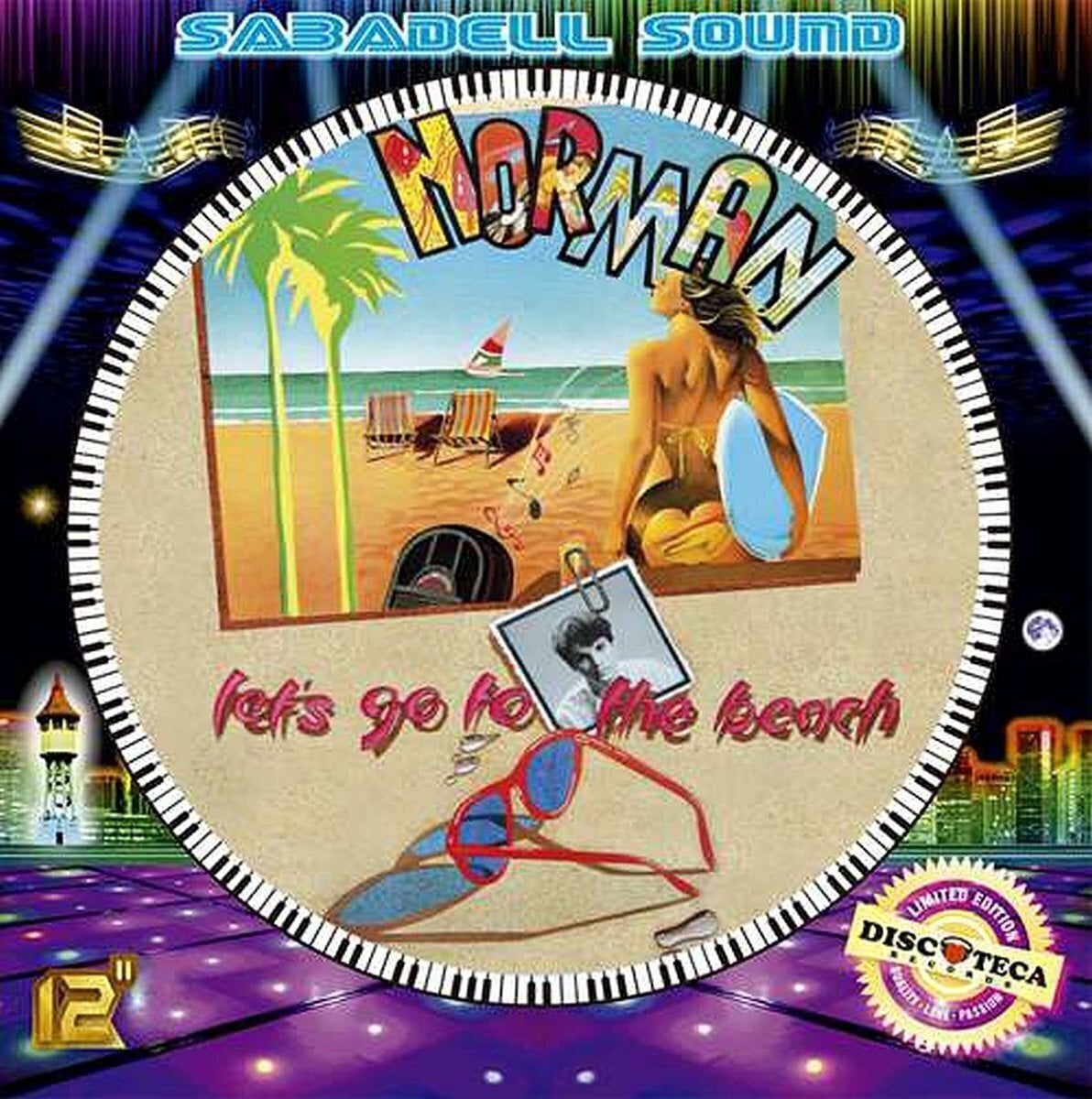 Vinyl Record Norman & Lenroy - Let’s Go To The Beach / Ciao, Ciao Gigolo (Limited Edition) (LP)