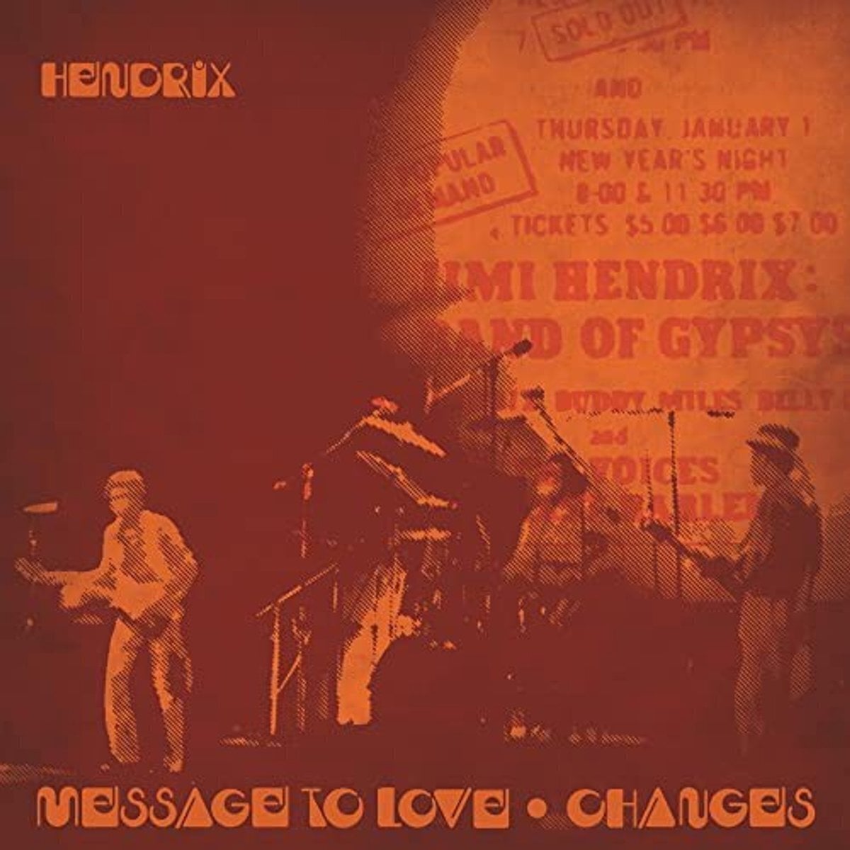 Schallplatte Jimi Hendrix - Message To Love / Changes (Numbered) (Coloured) (7")