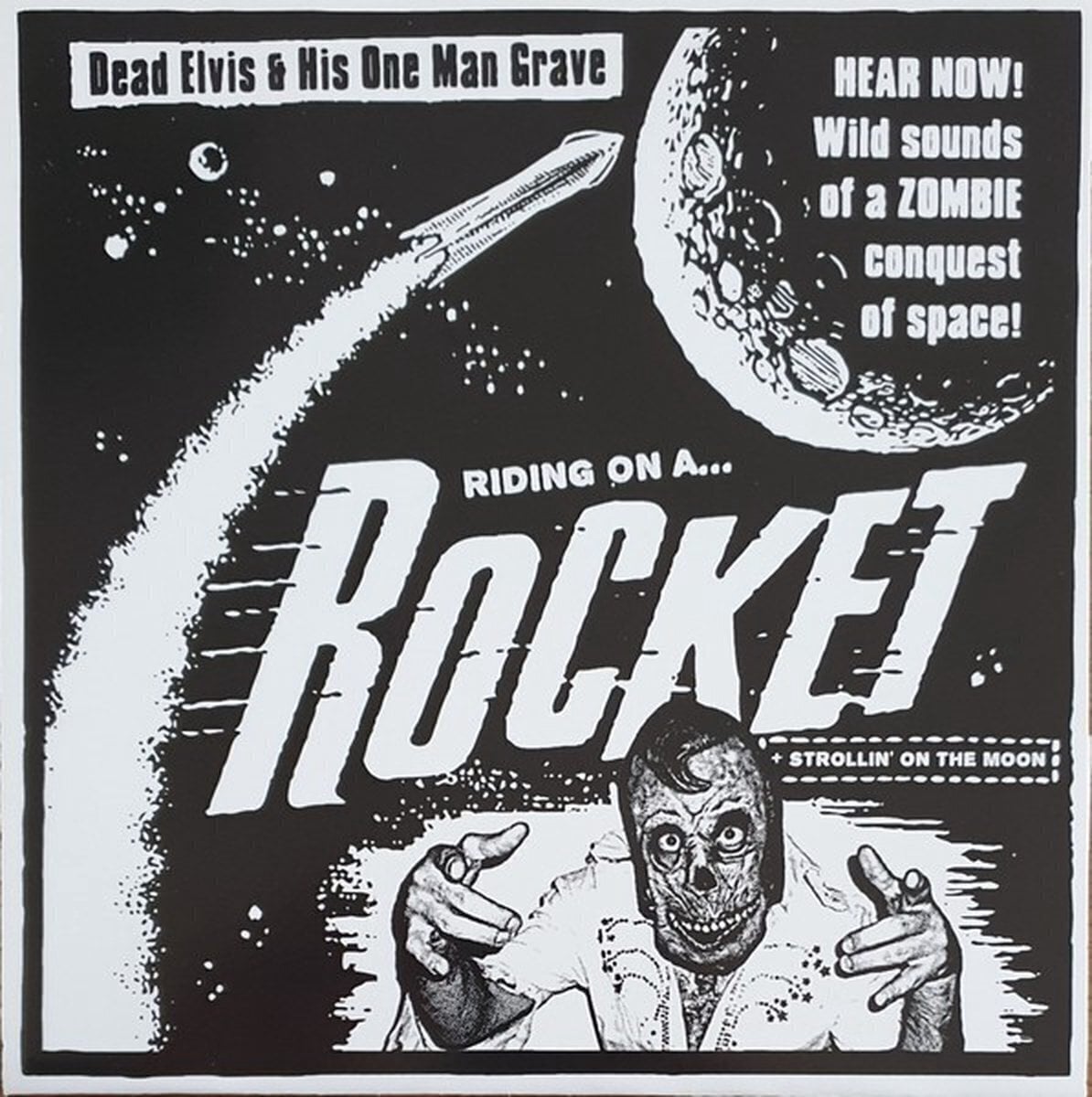 Vinylskiva Dead Elvis & His One Man Grave & His One Man Grave - Ridin' On (LP)