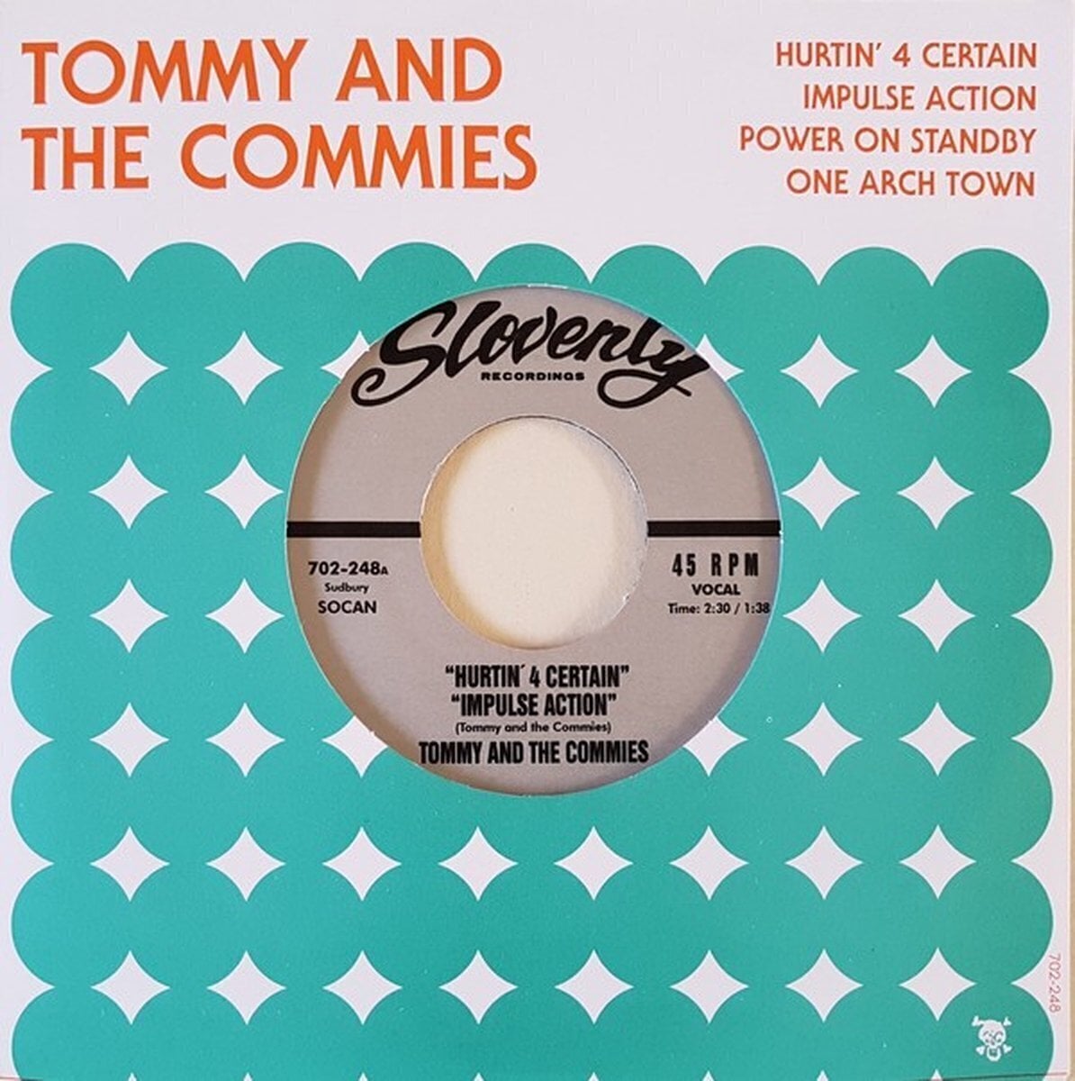 Vinyl Record Tommy And The Commies - Hurtin' 4 Certain (Limited Edition) (EP)