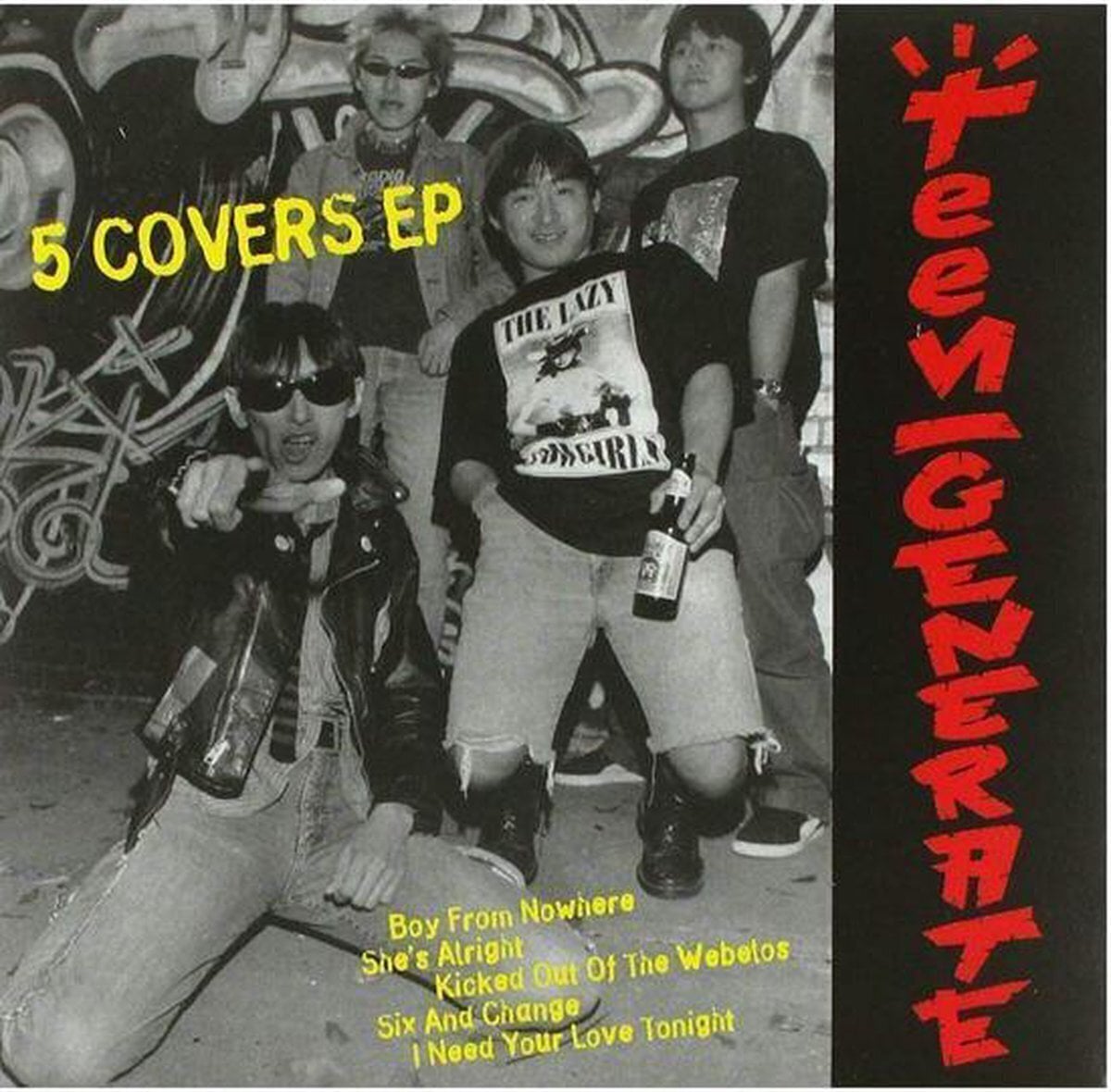 Vinylskiva Teengenerate - 5 Covers EP (LP)