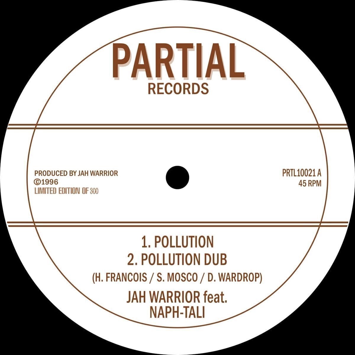 Vinyl Record Jah Warrior & Naph-tali - Pollution (LP)