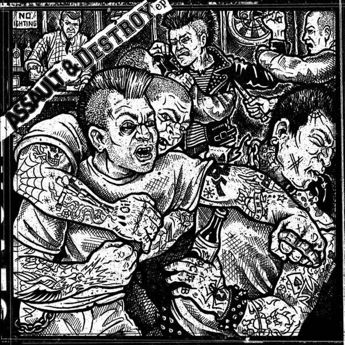 Vinyl Record Drink & Destroy Crew & Assault & Battery - Assault & Destroy EP (LP)