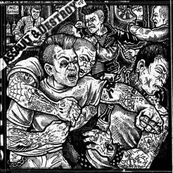 Vinyl Record Drink & Destroy Crew & Assault & Battery - Assault & Destroy EP (LP) - 1