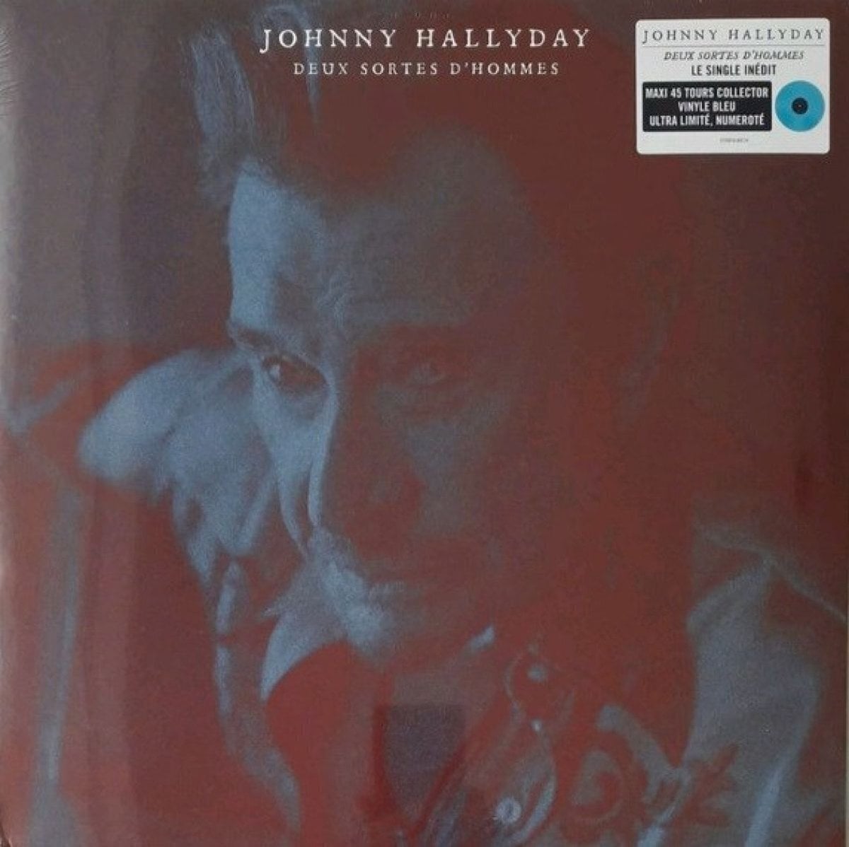 LP Johnny Hallyday - Deux Sortes D'hommes (Limited Edition) (Blue Coloured) (LP)