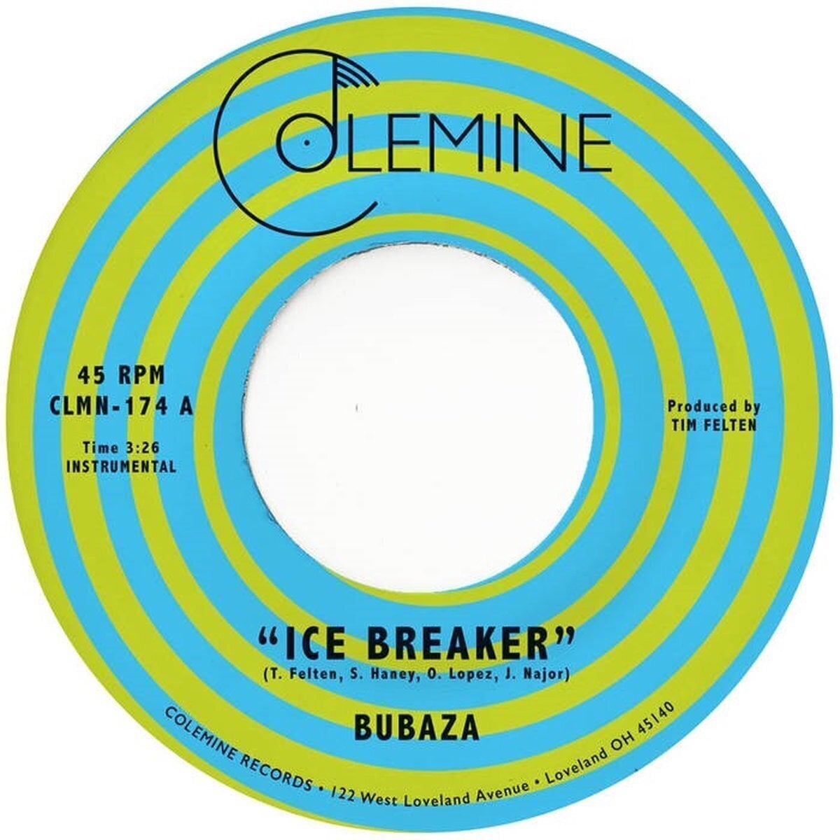 Disque vinyle Bubaza - Ice Breaker (7")