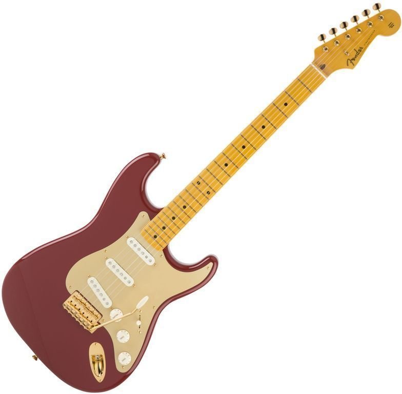 Chitarra Elettrica Fender MIJ Traditional '50s Stratocaster Anodized MN Dakota Red