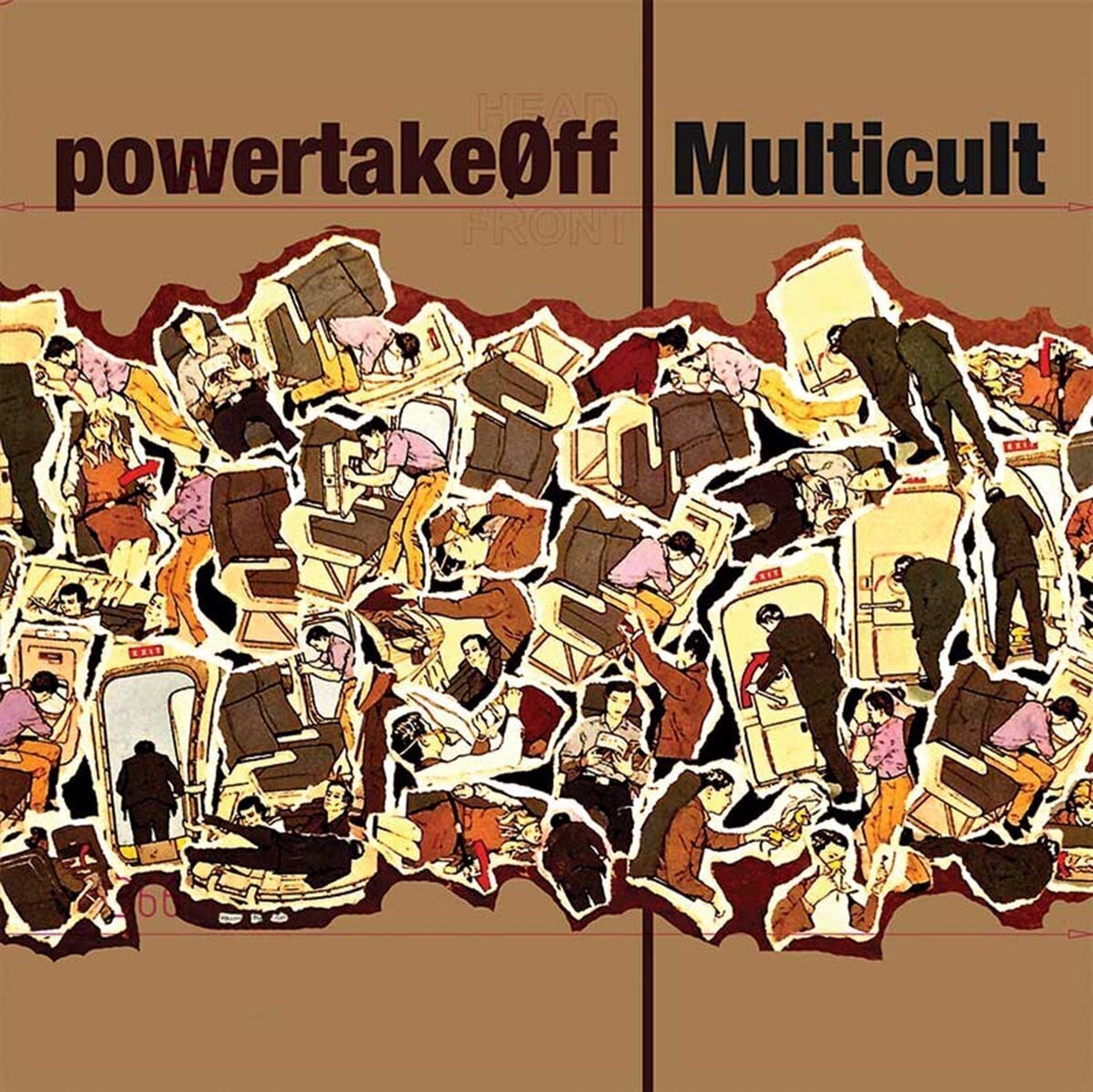 Hanglemez Multicult & Power Take Off - Split (LP)