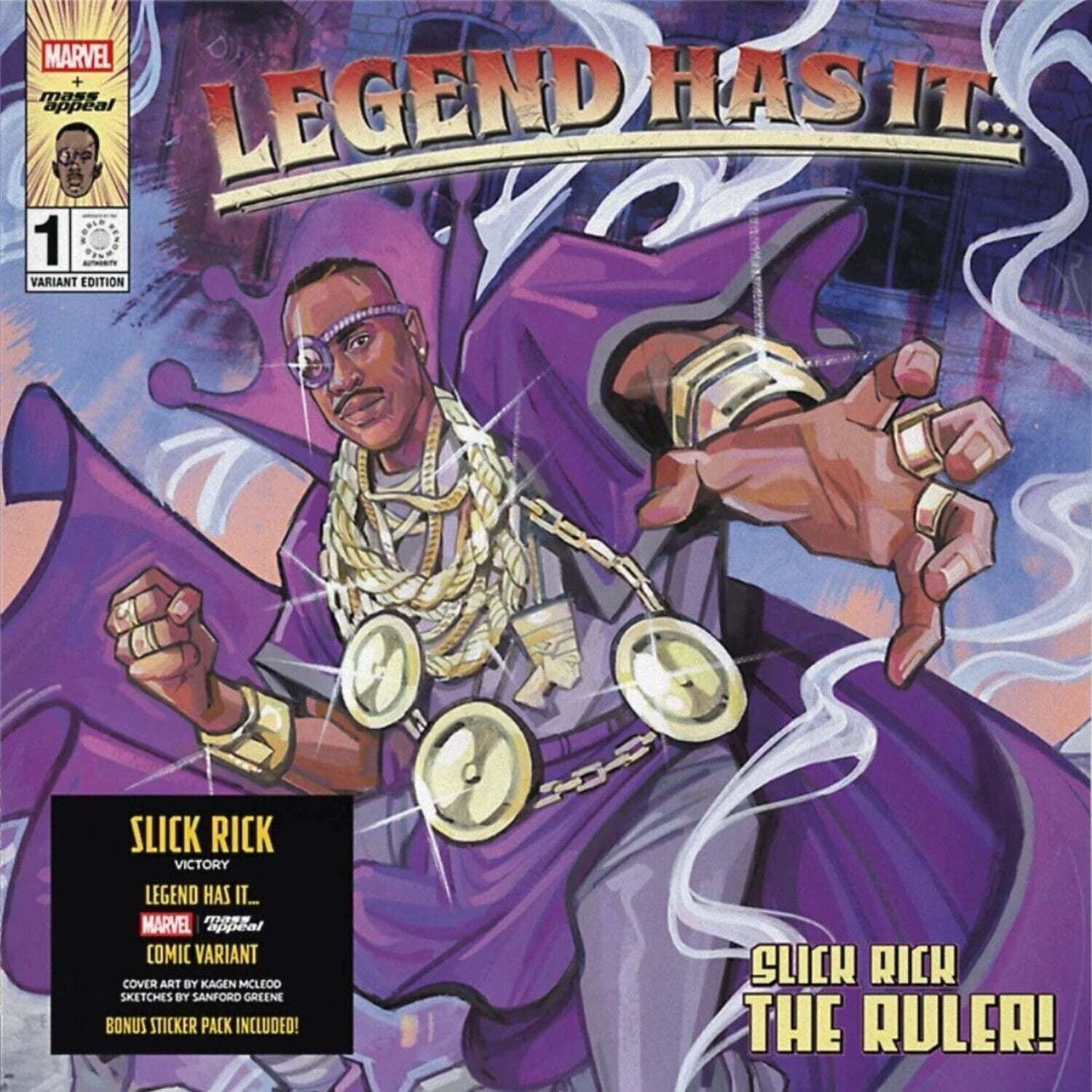 Vinyl Record Slick Rick - Victory (Black/Blue/Purple Coloured) (LP)