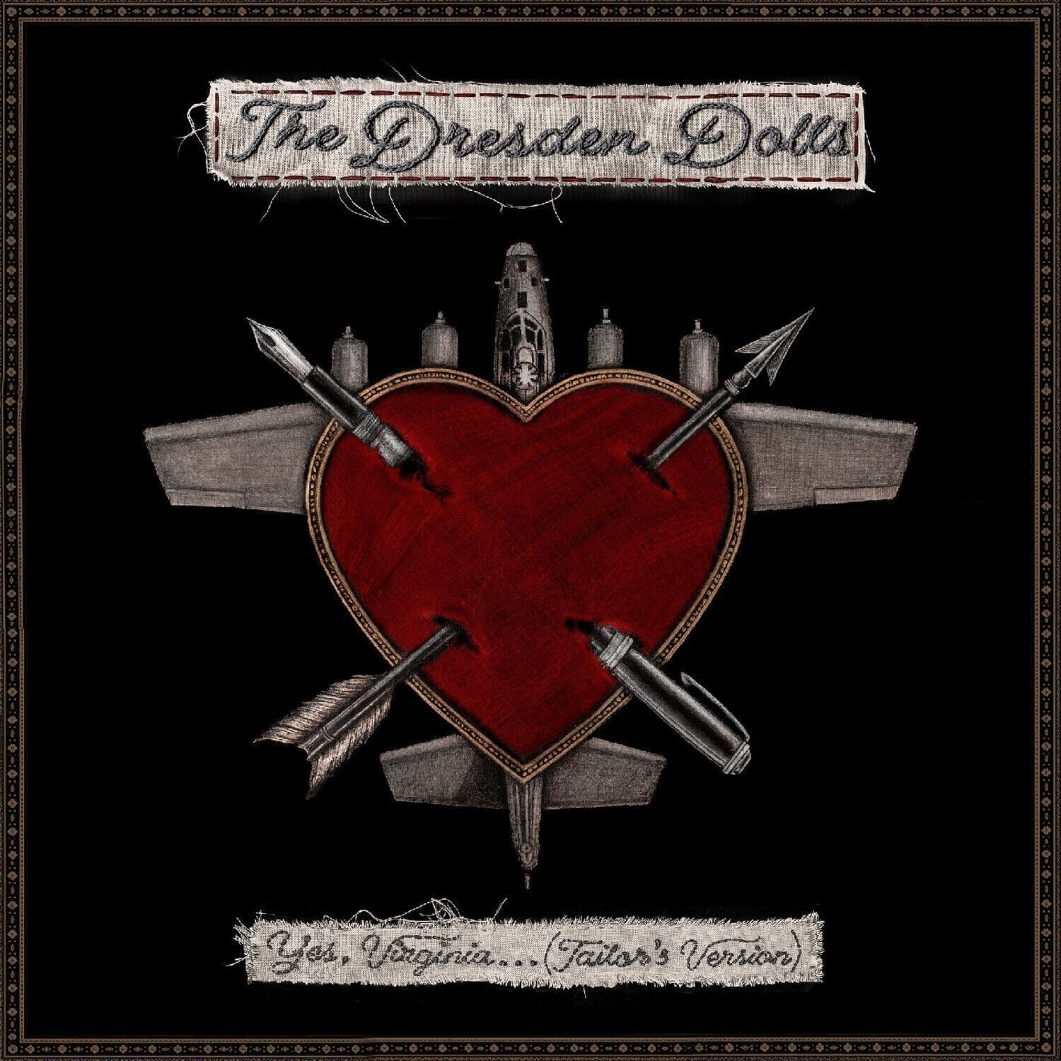 Vinylplade The Dresden Dolls - Yes. Virginia...(Tailor's Version) (Indie Exclusive) (Gatefold Sleeve) (Ruby Coloured) (2 LP)