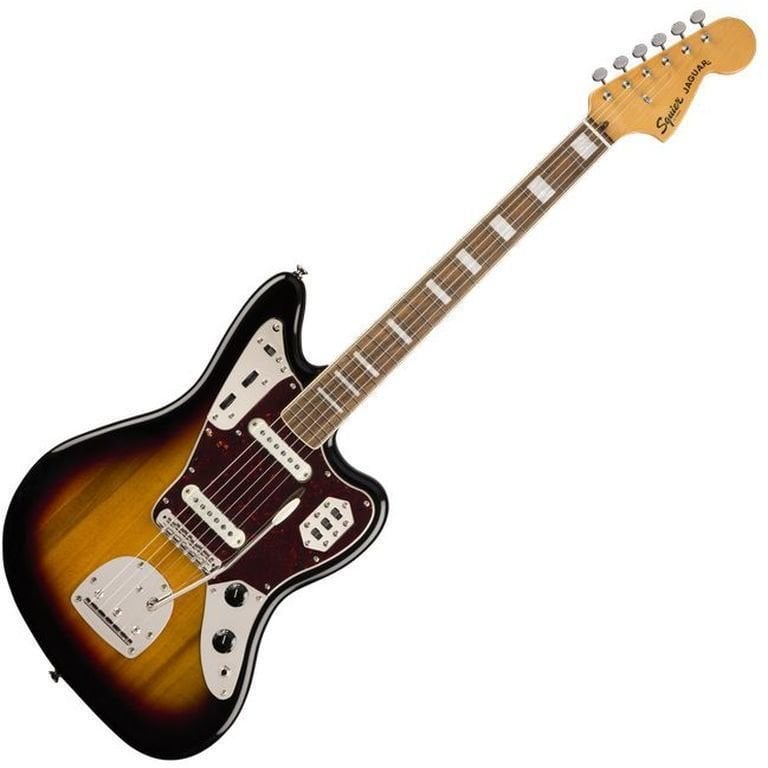 Elektriska gitarrer Fender Squier Classic Vibe '70s Jaguar IL 3-Tone Sunburst