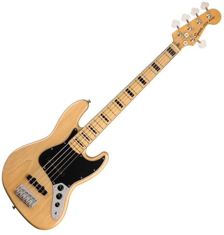 5-string Bassguitar Fender Squier Classic Vibe '70s Jazz Bass V MN Natural (Just unboxed)